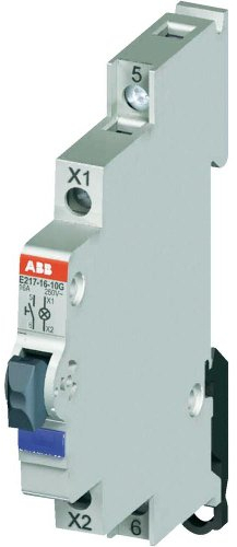 ABB Meldeleuchte, vollständig Steuerschalter, Drucktasten und Anzeigeleuchten E217 250V Blau LED Tafelmontage IP 20