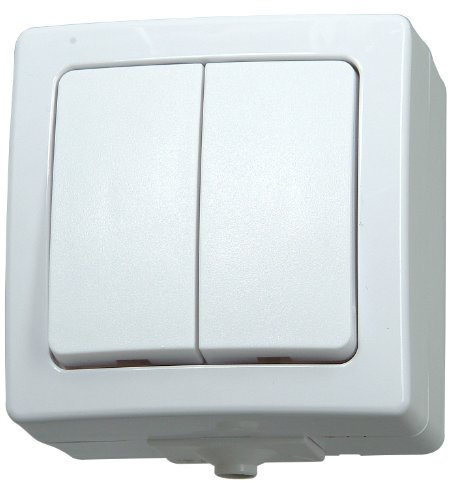 Kopp 565502009 Wet Room Range Series Switch, White