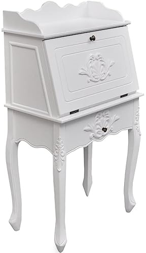 vidaXL Französischer Sekretär Schreibschrank Schminktisch Büro Landhaus Holz