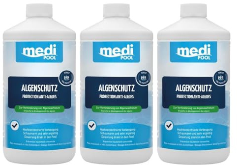POWERHAUS24 mediPOOL Algenschutz 3X 1 L