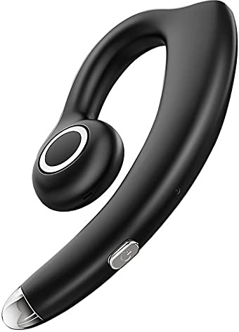 ESSONIO Hands-Free Kit Bluetooth Ear Headset Hands-Free Kit For Car Bone Conduction Headphones With Microphone Ergonomic Waterproof Business Office Rides Videos and Game Apps