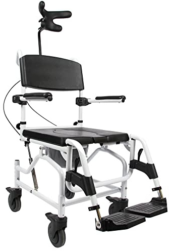 Mobilex Dusch- und Toilettenrollstuhl Kakadu Tilt - Kippfunktion 45 cm
