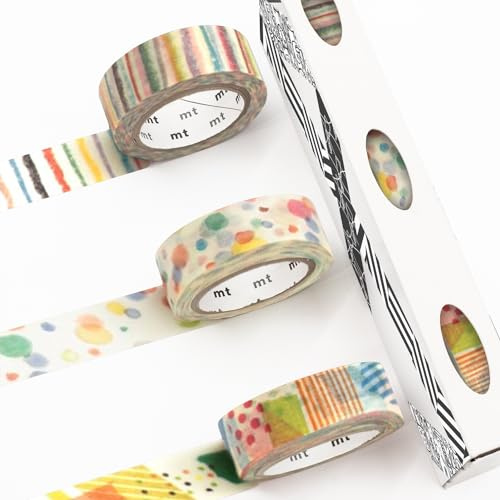 MT Washi Masking Tape - Kamoi Paper Washi Adhesive Tape - 15mm * 7m (Kids Craft)