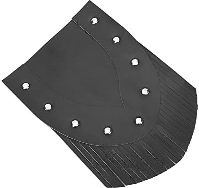 Paraspruzzi Resistente per Parafango Anteriore per Moto con Nappa - Materiale PU, Sostituzione Fai-da-te per Davidson, (Barbanera)