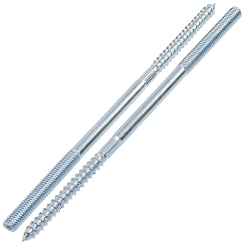 AERZETIX - C75882 - Satz von 12 Stockschrauben M8x180 mm - stiftschraube - aus stahl