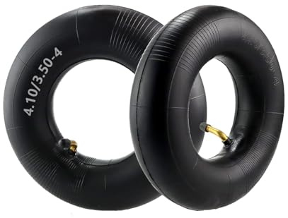 Ompinda Universal-Reifenschläuche mit gebogenem Ventilschaft, Ersatz für Schubkarren, Rasenmäher, Anhänger, Golfwagen, 2 Stück