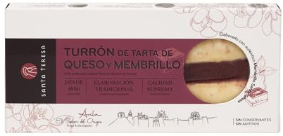 Santa Teresa - Turrón Tarta de Queso con Membrillo y Chocolate Blanco 270g