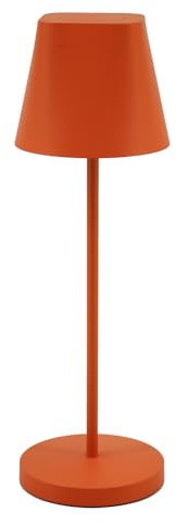 Unilux Ava Akku-LED-Lampe, Tisch-Leuchte, für den Außenbereich geeignet, IP 44, dimmbare Lichtintensität und Farbtemperatur, orange