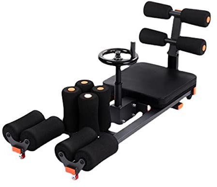 KUOYTT Beinstrecker-Maschine, Stahlrahmen, Split-Maschine, Fitnessgerät fürs Fitnessstudio mit 180° freiem Öffnen und Schließen für Frauen und Männer