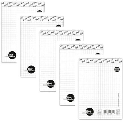 Staufen Style anteckningsblock – 5 block vardera, 50 ark, DIN A6, 70 g/m² rutig, utan omslag