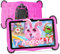 EagleSoar Tablette Enfants 7 Pouces, adaptée âgés 3 à 12 Ans, Android 14, 10Go RAM 64Go ROM 1To Extensible, avec Logiciel pédagogique iWawa et contrôle Parental, Batterie 4000mAh, Octa Core, Rose