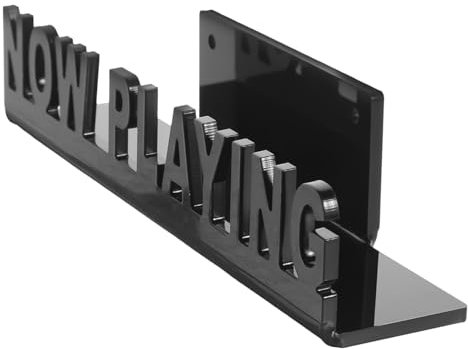 ABOOFAN Floating Vinyl Record Shelf Wall Hanging Record Holder Display Rack for Storage Wall Decor