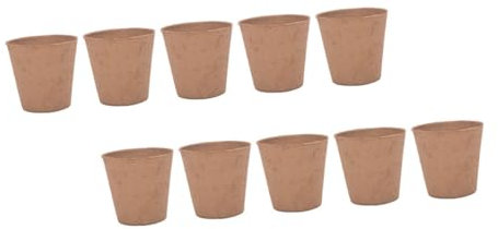 ibasenice 25piezas Maceta Biodegradable De Pulpa para Unidades para Plántulas y Trasplantes