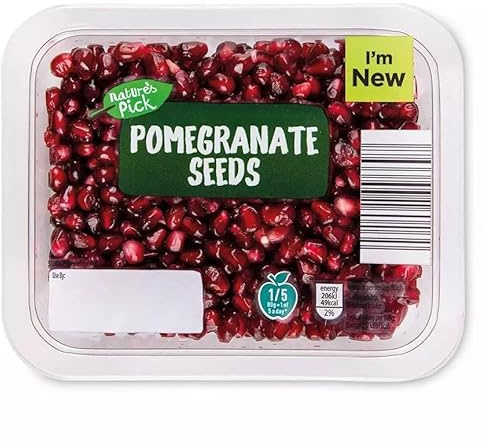 Fakhri Pomegranate Seeds | Juicy Fruit Snack | Perfect for Salads, Smoothies, Breakfast Bowls & Desserts | 100% Pomegranate