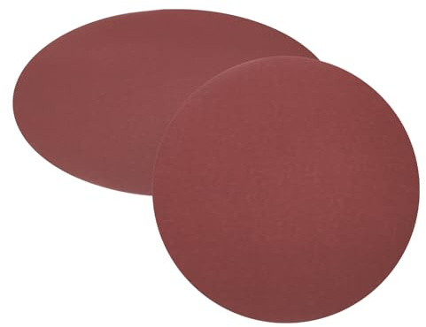 QUARKZMAN 2 Piezas Discos Lijado 12 Pulgadas, Lija Óxido Aluminio Autoadhesiva 1500 Granos, Papeles Lijado Redondos Sin Agujeros Para Uso En Húmedo/Seco, Para Pintura Automóvil, Metal