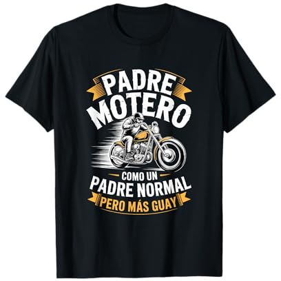 Padre Motero Más Guay Moto Motorista Camiseta