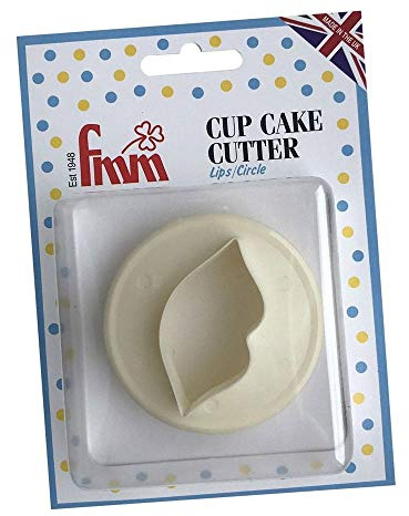 FMM Sugarcraft Double Sided Cup Cake Cutters Lips/Circles