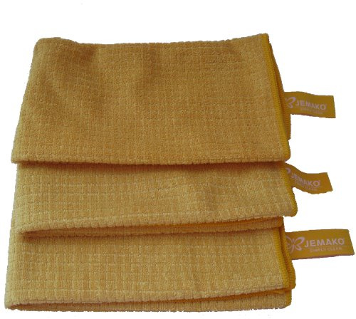 Jemako Profituch 3er Set in gelb - Grösse je Tuch ca. 35 x 40 cm