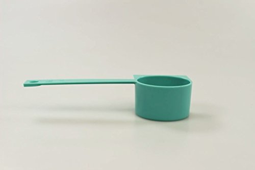Tupperware Kaffeemaß türkis Kaffee Löffel Kaffeelot Haushaltshelfer Kaffeelöffel