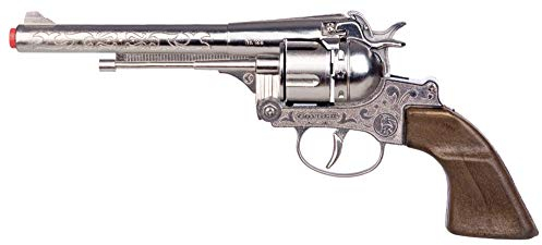 Gonher 122/0 - Revolver Peco 12-Schuss Zink Antik, mit Langlauf