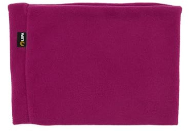 Lupa Kids Handmade Double-Layer Fleece Neck Warmer - Kids Neck Warmer for Boys & Girls - Fleece Neck Gaiter for Winter (Fuchsia, Small (2-6))