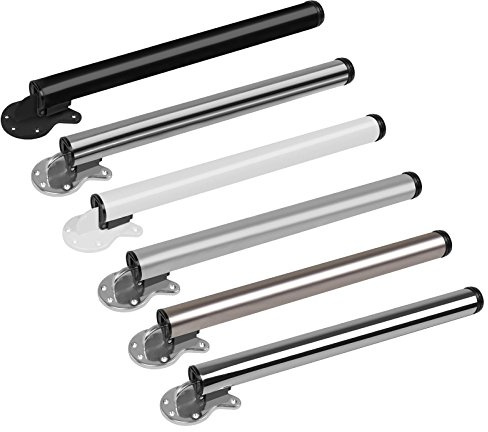 Tischbein klappbar Ø50mm Länge 710mm in 6 Farben Tischfuß (Chrom)