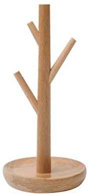 Tubayia - Espositore per Gioielli Organizzatore, in Legno, a Forma di Albero