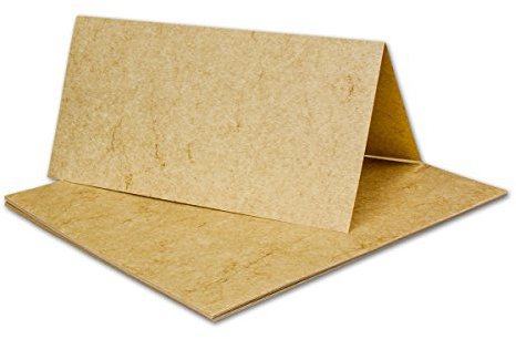 150 Stück DIN LANG Faltkarten, Elefantenhaut DUNKEL, 210 x 210 mm, 190 g/m², beschichtet