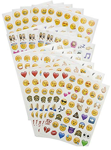 Emoji Aufkleber: 960 Cute Bastelprojekte, Partygeschenke, Dekoration