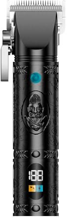 Cecotec Profilatore Professionale Multifunzione Precisioncare Samurai Profiling 6 In 1. Per Naso e Corpo, Autonomia 150 Min, Pettini 3-15 Mm, Profilatura Precisa, Base di Stoccaggio, Display