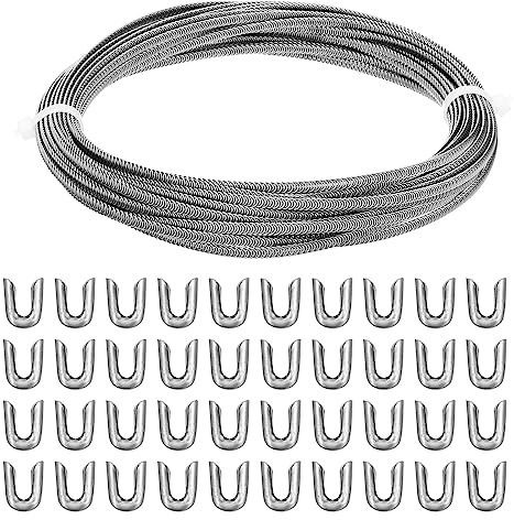 PATIKIL 50 Piedi 304 Inossidabile Corsetto Disossamento Spirale Metallo Disossamento con 32 Acciaio Disossamento Suggerimenti Struttura e Forma per Corsetto Fare Forniture (5mm LARGO)