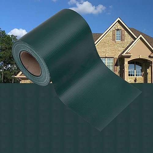 RAUGAJ Sichtschutzmatte für den Garten, PVC, 35 x 0,19 m, mattes Grün