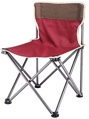 OUYUE Campingstuhl Gepolsterte Campingstühle Klappstuhl Im Freien Leichter Tragbarer Angelhocker Strandstuhl Angelstuhl