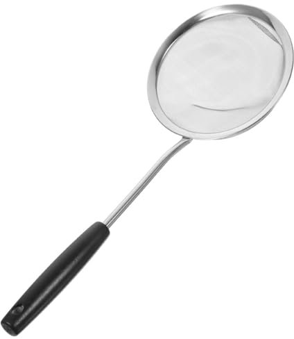 Ciieeo Colador Inoxidable De Malla Fina Cucharón Espumadero Con Mango Para Cocina