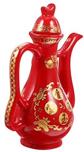 Amosfun Taza de Agua de Buda de Cerámica para Ofrendas de Agua Estilo Chino para Salón Budista Maceta Decorativa para Budismo