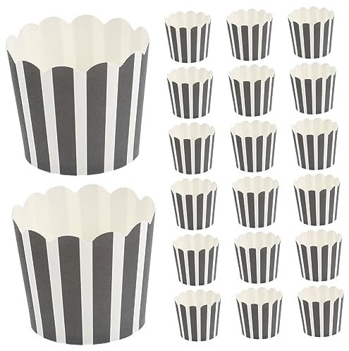 MOLUCKFU 100pezzi Pirottini Carta Alimentare Per Muffin e Cupcake Resistenti Al Calore Contenitori Per Dolci Per Feste Nascita Matrimoni Uso Casa e Forno