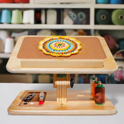 Tnstbiee Machine à coudre pliable portable - Accessoires de table - Idéal pour la broderie, la lecture, l'utilisation de l'iPad - Petit bureau magnétique multifonction avec rangement - Cadeaux uniques