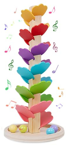 Albero Sonoro,Albero Sonoro Legno,Albero Musicale Legno Arcobaleno