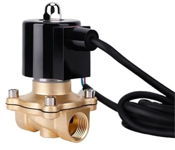 1/2 3/'4 1-1/4 2 normalt stängd fontän magnetventil AC220V DC24V 12V IP68 vattentäta magnetventiler för undervattens (1/2, 110VAC_EPDM-tätning)