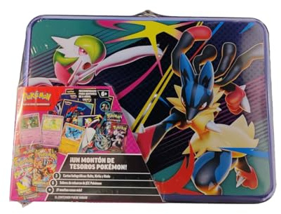 Pokémon TCG: Cofre para Coleccionistas 2025 (Collector Chest 2025) Español Latino JCC Ralts, Kirlia y Riolu