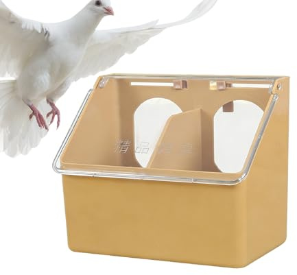 Mangiatoio Da Esterno - Doppia Impermeabile E Resistente - Distributore Cibo per Piccioni | Quaglie Parrocchetti Pappagalli Polli Pollame Esterno Interno Cortile Giardino Fattoria