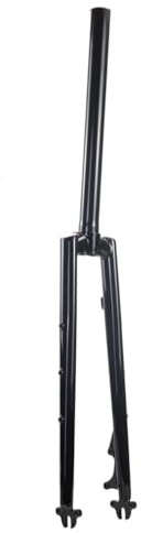 YNKJFOD Chromstahl Fahrradgabel 700C/29er Scheibenbremse 28,6 Mm/25,4 Mm/1 Gabelschaft Fahrradteile(28.6mm Black)