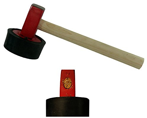 Plattenhammer 'PB' 1,25 kg rund, geschraubter Aufsatz