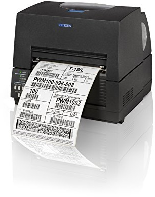 Citizen CL-S6621 Etikettendrucker (Direktwärme/Wärmeübertragung, 203 x 203 DPI, 150 mm/s, 12,5 cm, Ethernet, Parallel, Wireless LAN, Schwarz)