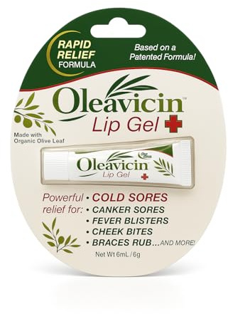 All Natural & Organic Fever Blister & Cold Sore Treatment & Relief Ointment Gel 1.3oz(3.8)
