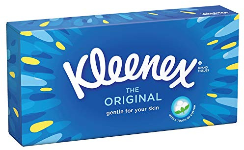 Kleenex Original Taschentücher – 1 Box (72 Taschentücher insgesamt)