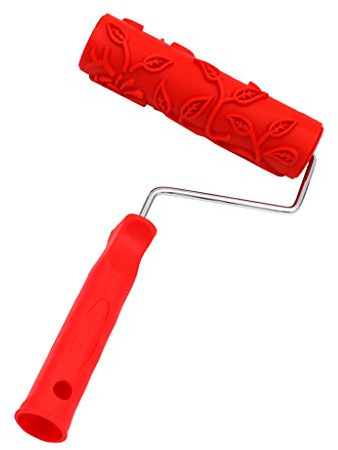 Fenteer Rodillos De Pintura Texturizados Grabados En Relieve De 7 Pulgadas Para El Adorno De La Pared De Diy - # 5