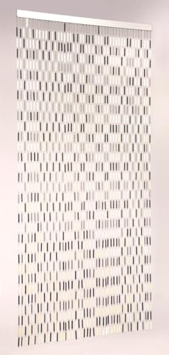 Türvorhang Raumteiler Tube Kettenvorhang Röhren Fliegenvorhang Insektenschutz 90x200cm