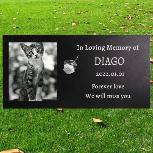 HDSD Targhe commemorative personalizzate, 30,5 x 15,2 cm, per i propri cari, cane, gatto, animale domestico (animale domestico)