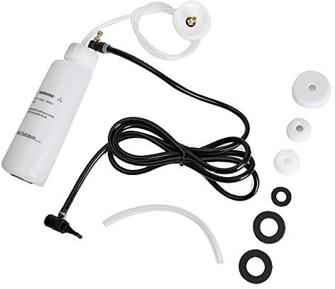 Fydun Kit de Purge de Frein, Kit de Purge de Liquide de Purge d'embrayage de Frein de Voiture 500 ML Outil de Pompe à Vide à Air Comprimé avec Tuyaux